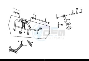 FIDDLE III 50 (25 KM/H) (XA05W5-NL) (E4) (L7-M0) drawing MAIN STAND KICK STARTER ARM