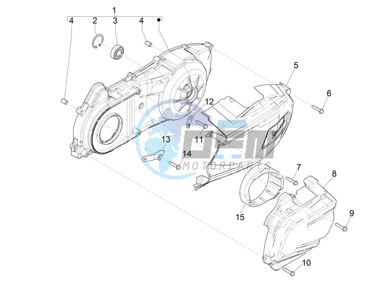 Crankcase cover - Crankcase cooling