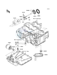 ZZR1400_ABS ZX1400D9F FR GB XX (EU ME A(FRICA) drawing Oil Pump