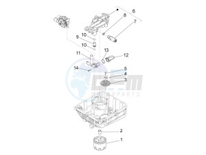 Griso S.E. 1200 8V USA-CND drawing Oil filters