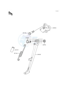 ZX 600 F [NINJA ZX-6R] (F1-F3) [NINJA ZX-6R] drawing STAND-- S- -