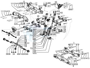 MP3 300 YOUrban ERL drawing Componenti della forcella (Mingxing)