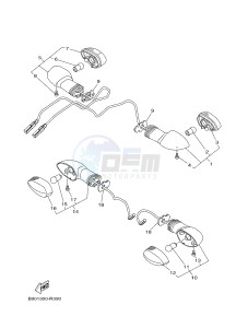 MTM850 MTM-850 XSR900 (B906) drawing FLASHER LIGHT