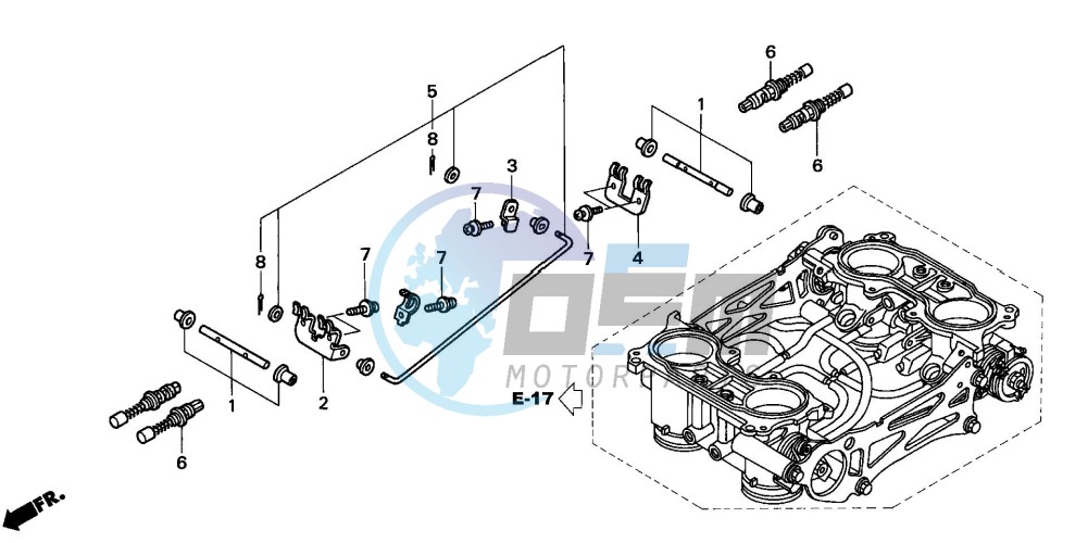 THROTTLE BODY (COMPONENT PARTS)