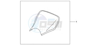 CBR1000RA9 ED / ABS REP drawing E-SEAT