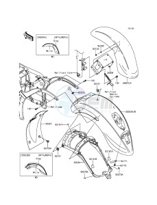 VULCAN 900 CLASSIC VN900BGFA GB XX (EU ME A(FRICA) drawing Fenders