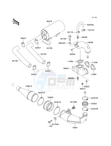 JF 650 K [X2] (K2) [X2] drawing MUFFLER-- S- -