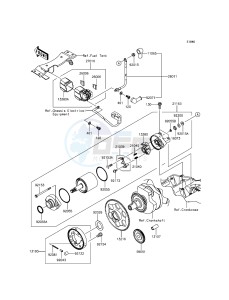 NINJA 300 EX300AGFA XX (EU ME A(FRICA) drawing Starter Motor