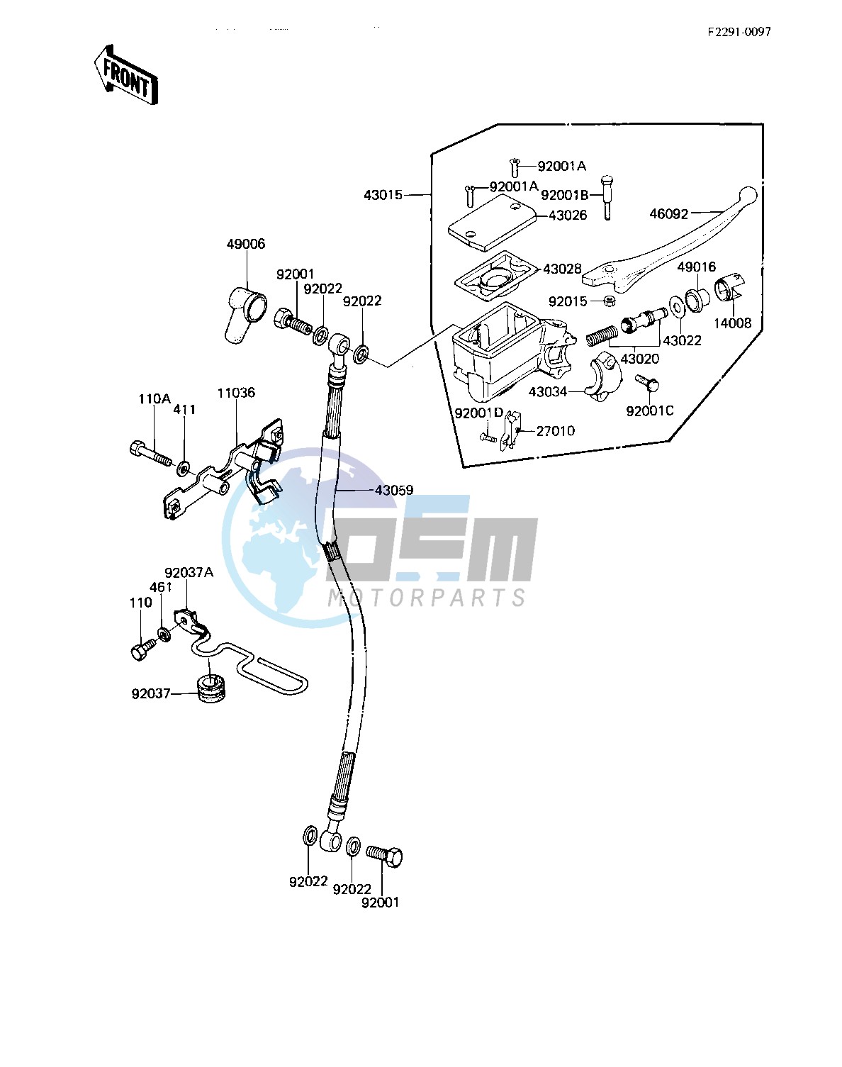 FRONT MASTER CYLINDER