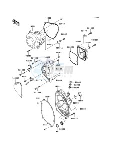 Z750 ZR750-J2H FR GB XX (EU ME A(FRICA) drawing Engine Cover(s)