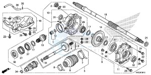 TRX420FM2E TRX420 Europe Direct - (ED) drawing REAR FINAL GEAR