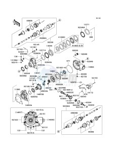 KVF 750 E [BRUTE FORCE 750 4X4I NRA OUTDOORS] (E8F-E9FA) E9FA drawing DRIVE SHAFT-FRONT