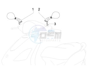 Fly 50 4t (25-30 kmh) drawing Mirrors