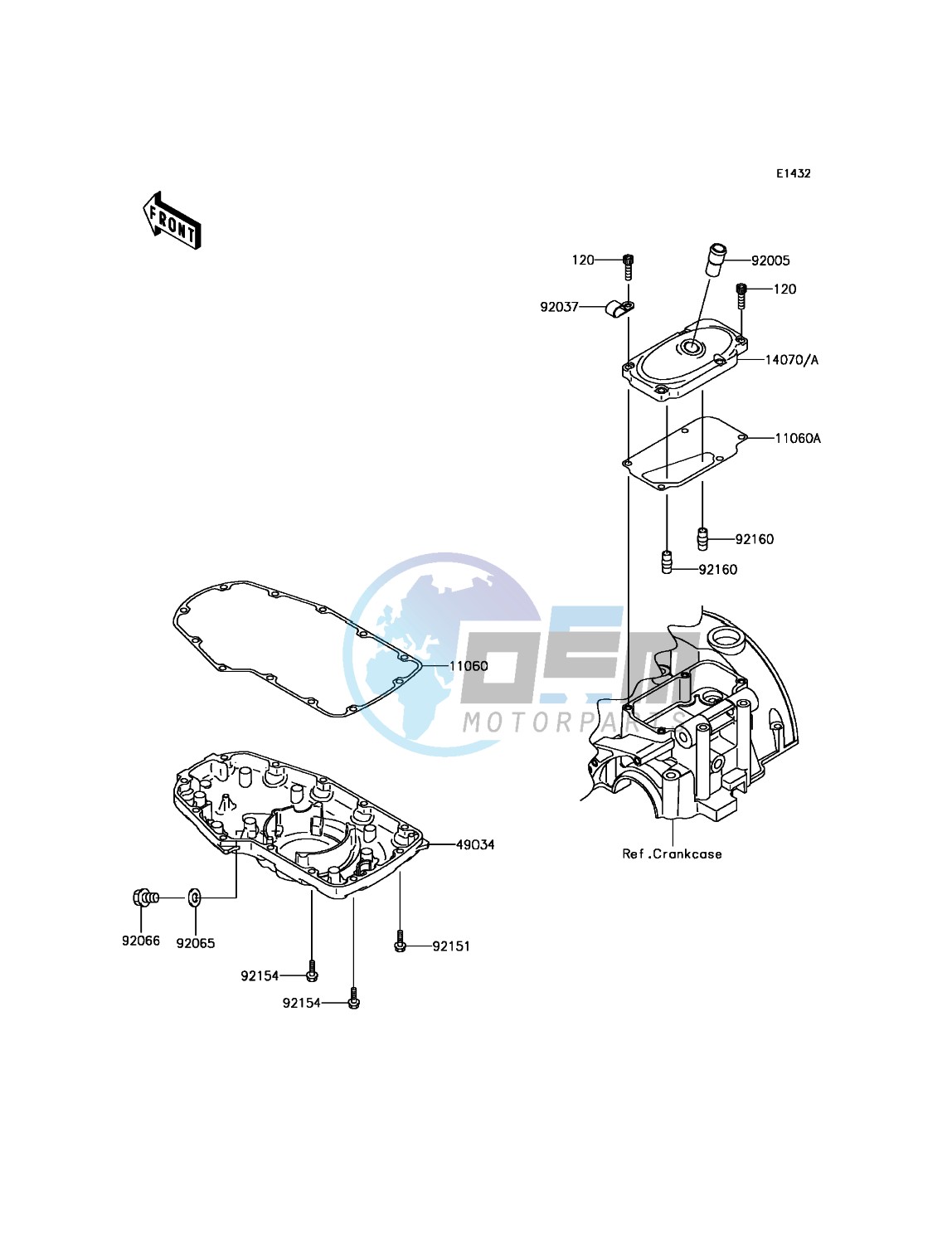 Breather Cover/Oil Pan