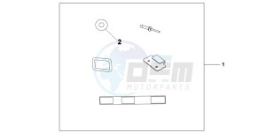 XL700VA drawing U-LOCK ATT.