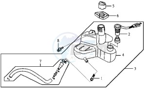 JET EURO X 50 25 KMH E2 drawing OIL TANK