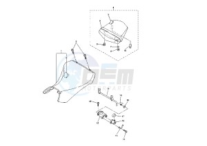 YZF R6 600 drawing SEAT