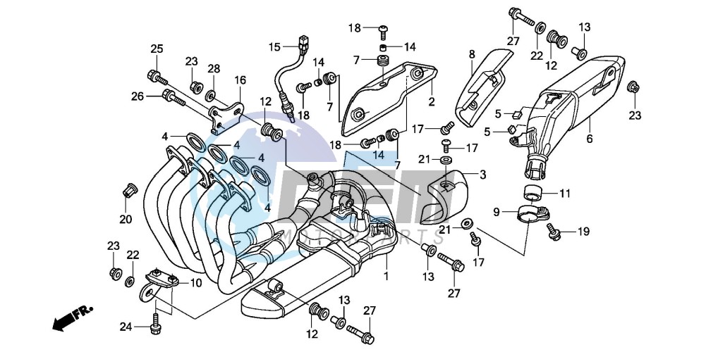 EXHAUST MUFFLER