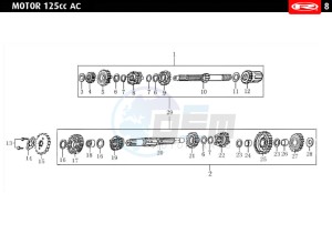 TANGO-125-E4-WHITE drawing GEARS