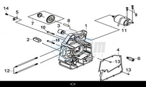 JOYRIDE 300 (LJ30W3-EU) (M3) drawing R. CRANK CASE COMP