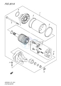 GSR750Z ABS EU drawing STARTING MOTOR