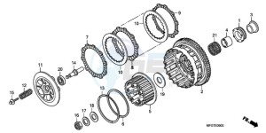 CB600FA9 Australia - (U / ABS) drawing CLUTCH