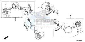 CB1100SAE CB1100 UK - (E) drawing WINKER