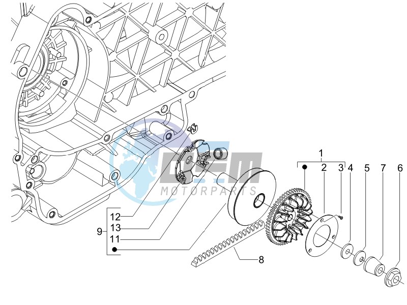 Driving pulley