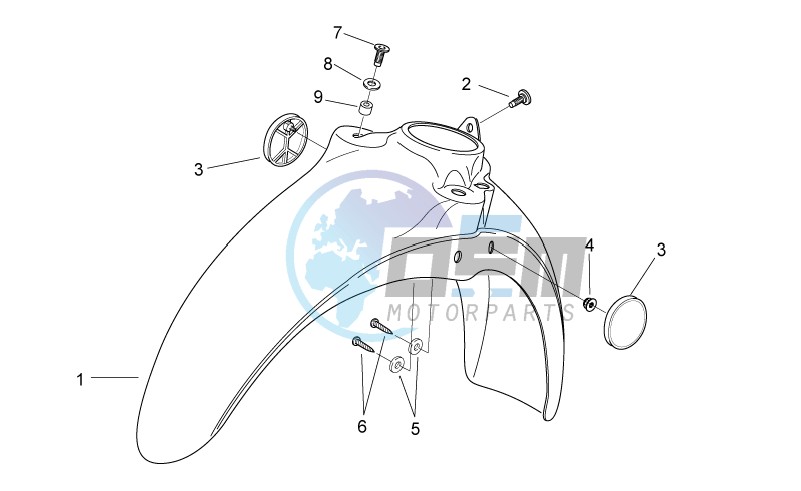 Front body VI - Front mudguard