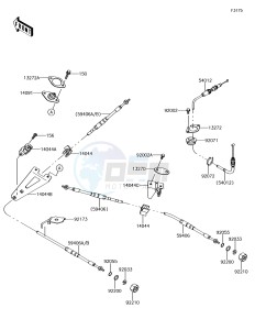 JET SKI ULTRA 310R JT1500NGF EU drawing Cables