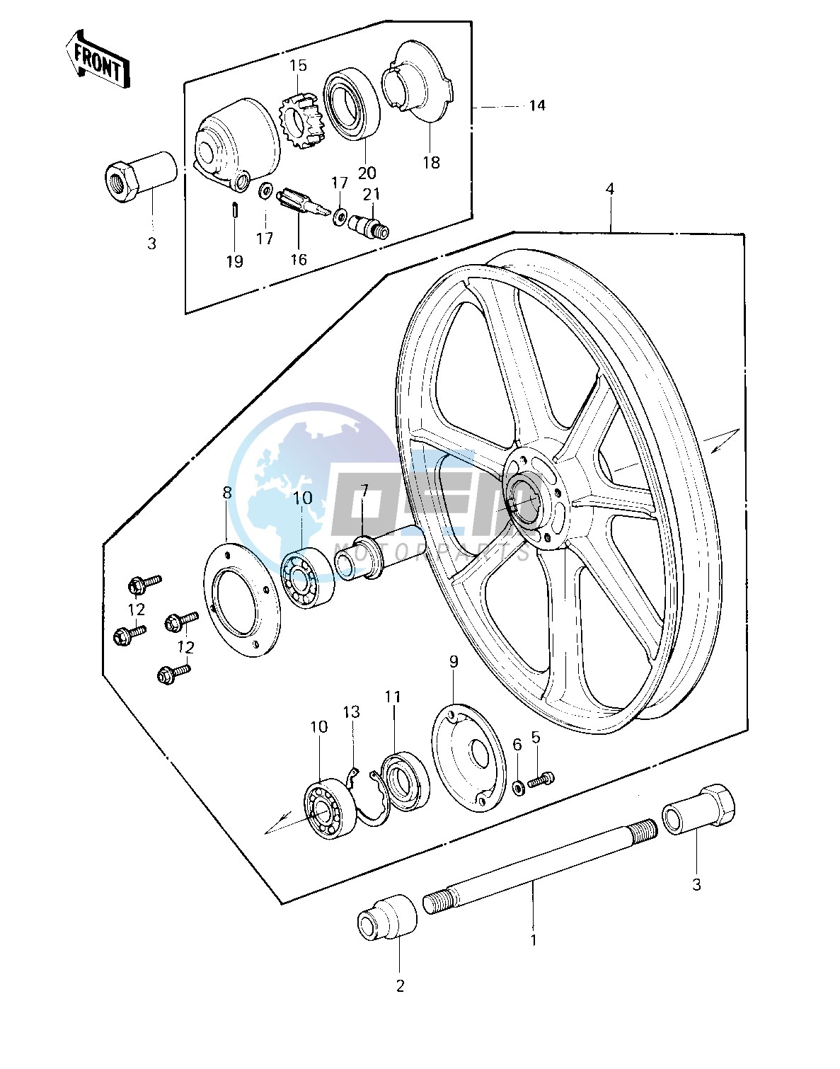 FRONT WHEEL_HUB