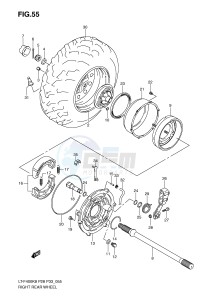 LT-F400 (P28-P33) drawing RIGHT REAR WHEEL