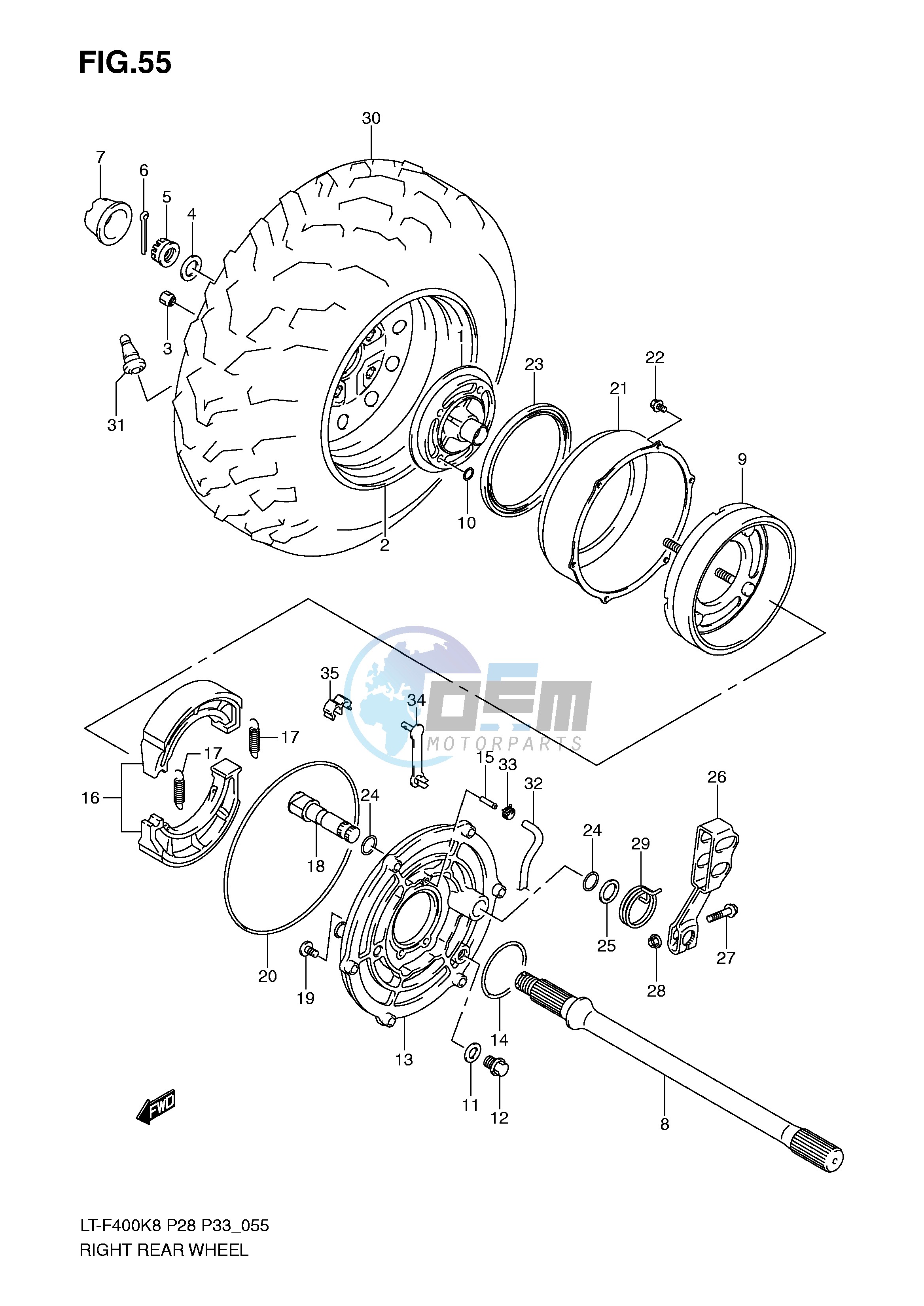 RIGHT REAR WHEEL