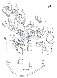 GSF1200 (E2) Bandit drawing SPEEDOMETER