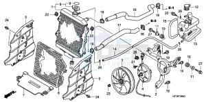 TRX420FPAC TRX420 ED drawing RADIATOR