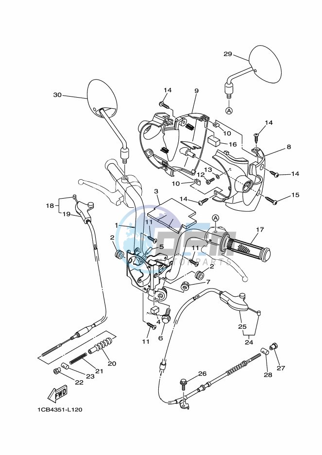 STEERING HANDLE & CABLE