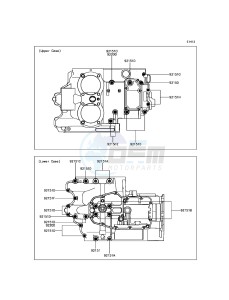 W800 EJ800AFFA GB XX (EU ME A(FRICA) drawing Crankcase Bolt Pattern