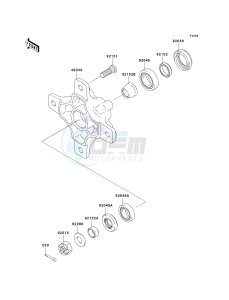 KSF 450 B [KFX450R MONSTER ENERGY] (B8F-B9FB) B8FA drawing FRONT HUB