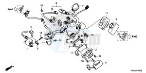 CRF450RE CRF450R Europe Direct - (ED) drawing WIRE HARNESS