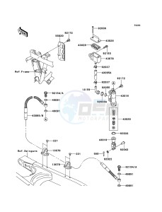 KLX250 KLX250SCF XX (EU ME A(FRICA) drawing Rear Master Cylinder