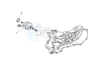 Zip 50 4T drawing Crankshaft