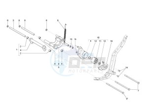 Liberty 200 4t Sport e3 drawing Swinging arm