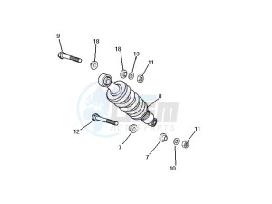 RCR_SMT 125 SC drawing Rear suspension - Shock absorbers