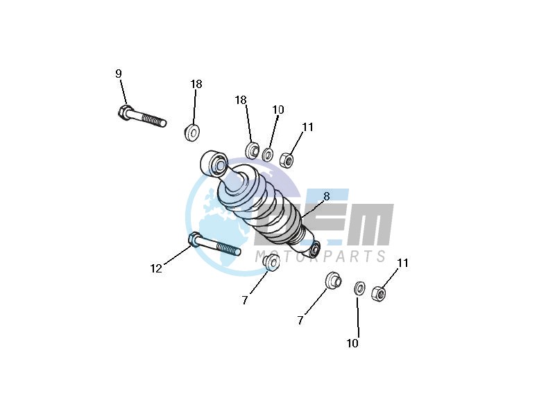 Rear suspension - Shock absorbers