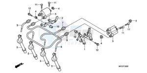 CB600F39 France - (F / CMF ST 25K) drawing IGNITION COIL