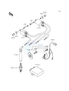 ZX 750 K [NINJA ZX-7R] (K1-K2) [NINJA ZX-7R] drawing IGNITION COIL