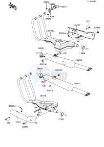 ZN 1300 A [VOYAGER] (A5-A6) [VOYAGER] drawing MUFFLER-- S- -