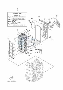 F70AETX drawing CYLINDER--CRANKCASE-2