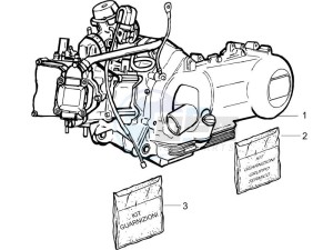 Liberty 200 4t (N15000U03) drawing Engine assembly