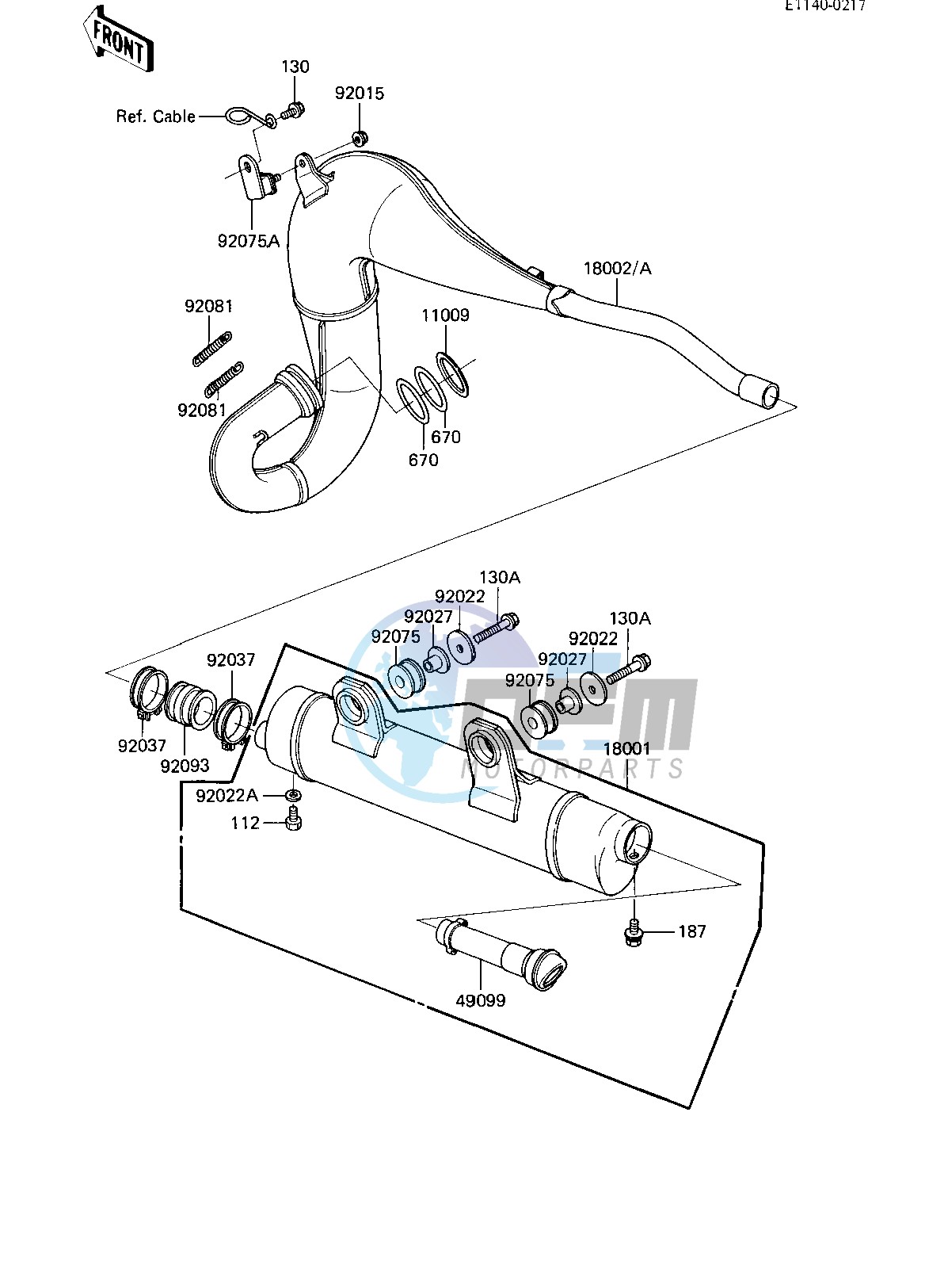 MUFFLER -- KDX200-A2_A3- -